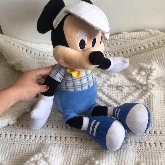 Disney Mickey Easter Bunny Ears Plush Stuffed Animal Toy - Picture 6 of 8